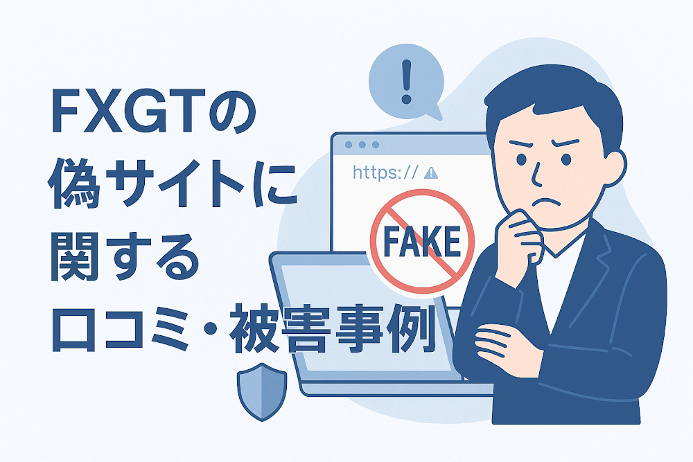 FXGTの偽サイトに関する口コミ・被害事例