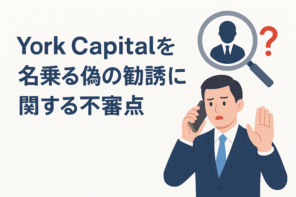 York Capitalを名乗る偽の勧誘に関する不審点