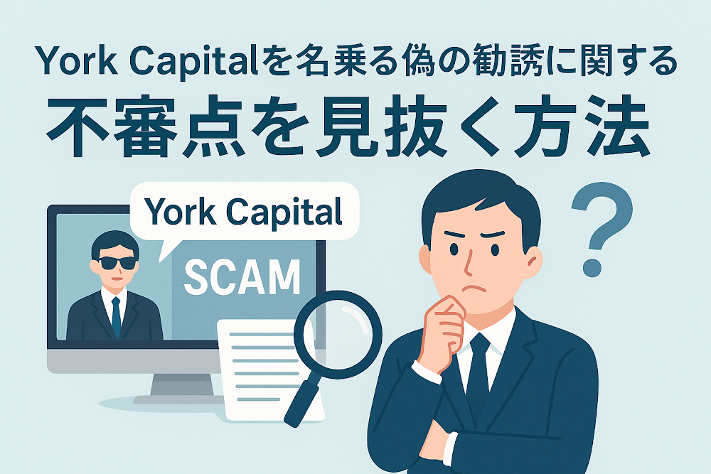 York Capitalを名乗る偽の勧誘に関する不審点を見抜く方法