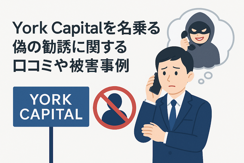 York Capitalを名乗る偽の勧誘に関する口コミや被害事例