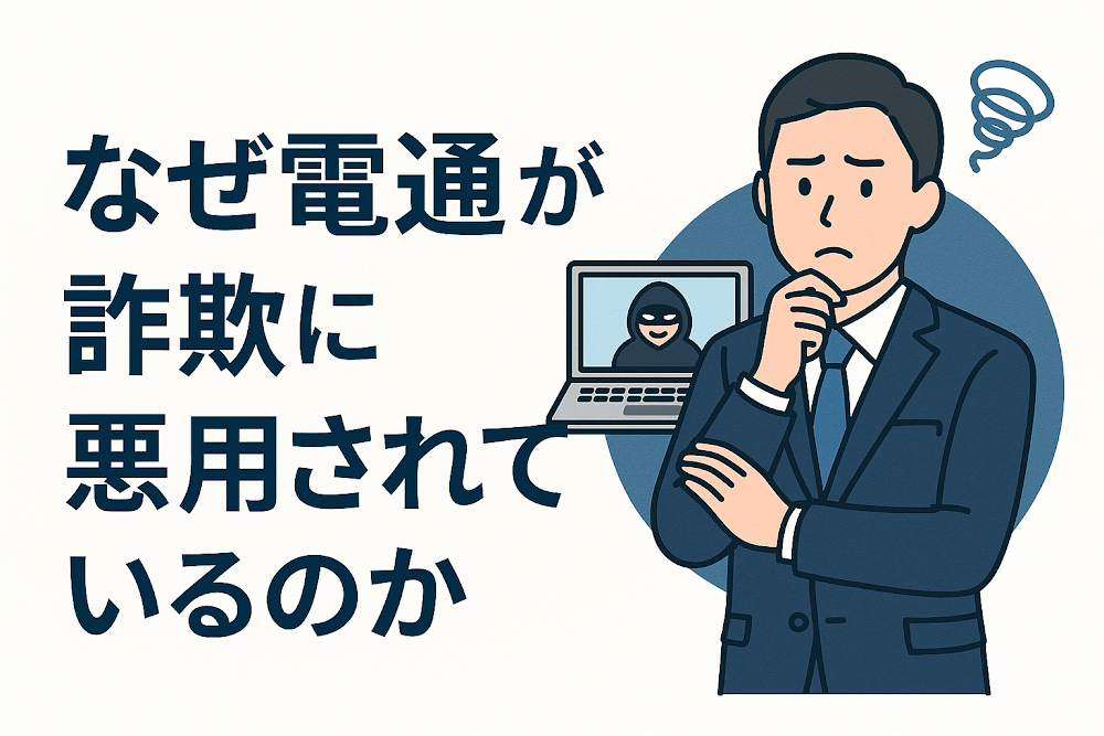 なぜ電通が詐欺に悪用されているのか