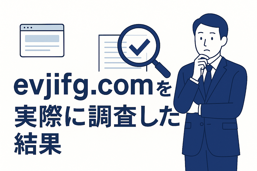 evjifg.comを実際に調査した結果