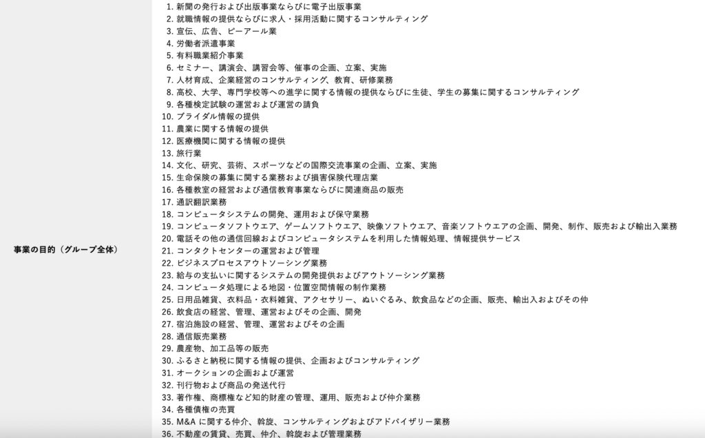 事業目的