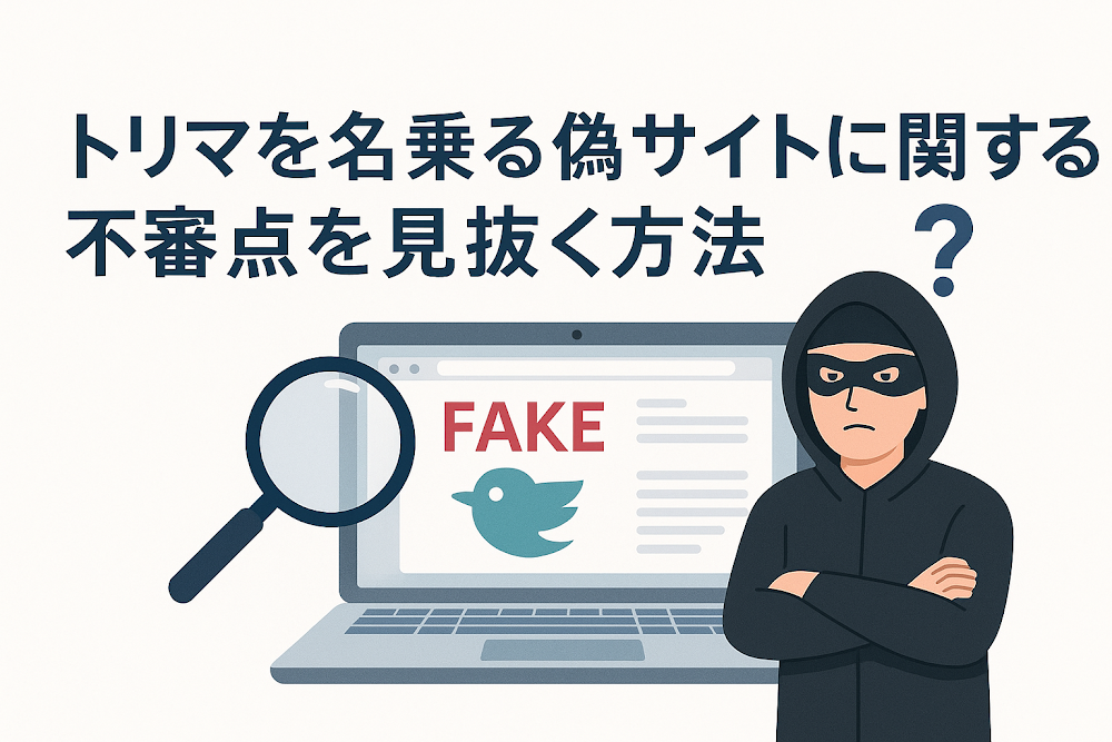 トリマを名乗る偽サイトに関する不審点を見抜く方法
