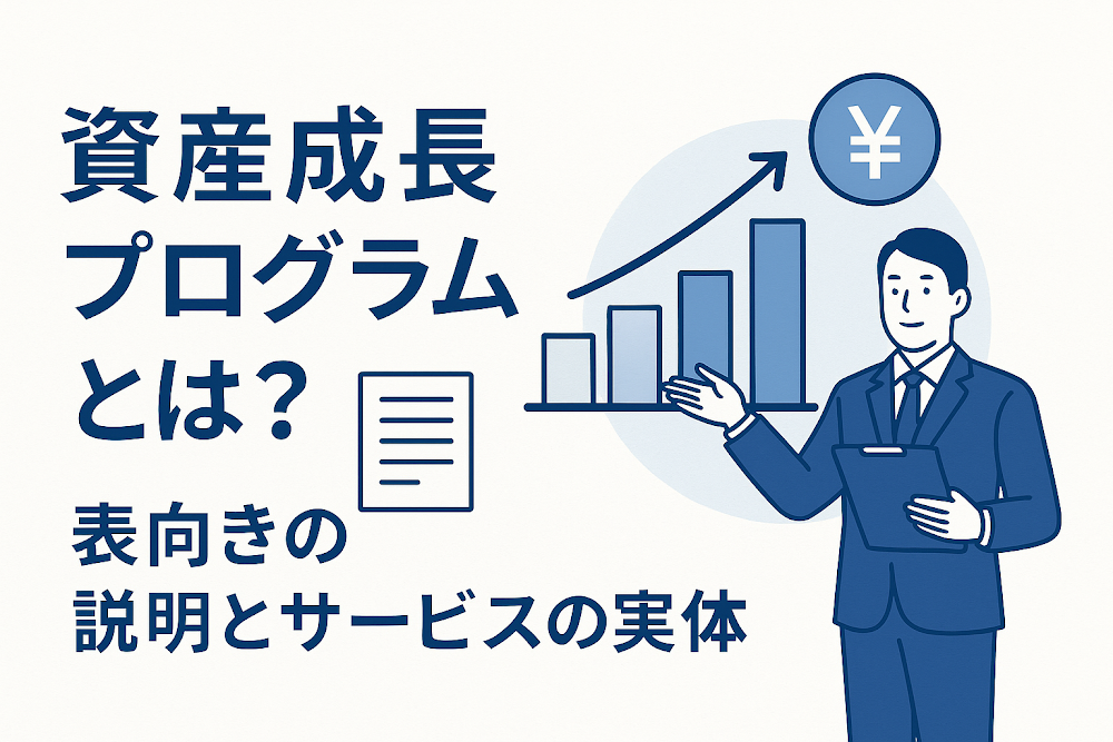 資産成長プログラムとは？表向きの説明とサービスの実体