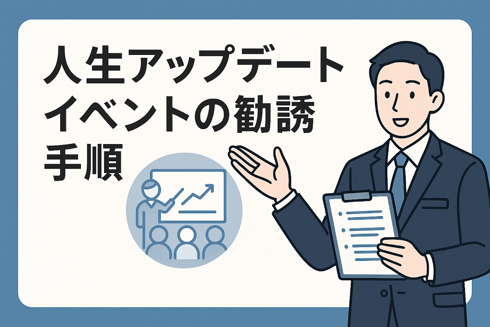 人生アップデートイベントの勧誘手順