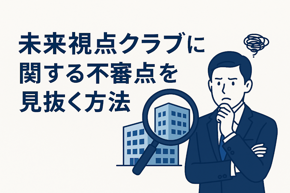 未来視点クラブに関する不審点を見抜く方法