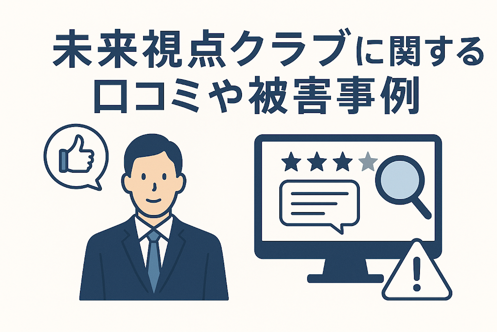 未来視点クラブに関する口コミや被害事例