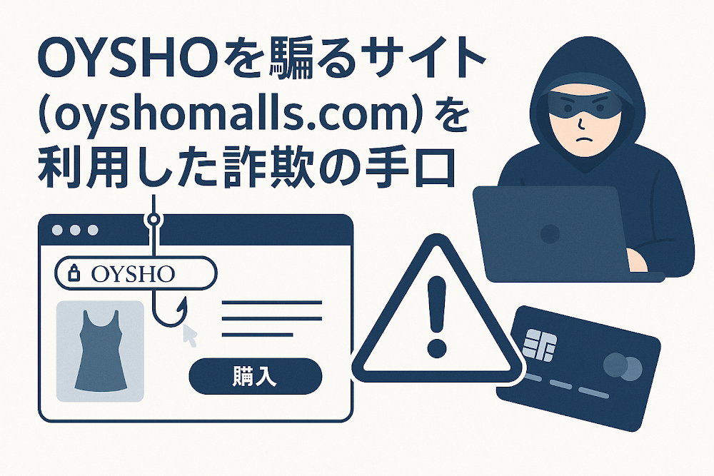 OYSHOを騙るサイト（oyshomalls.com）を利用した詐欺の手口