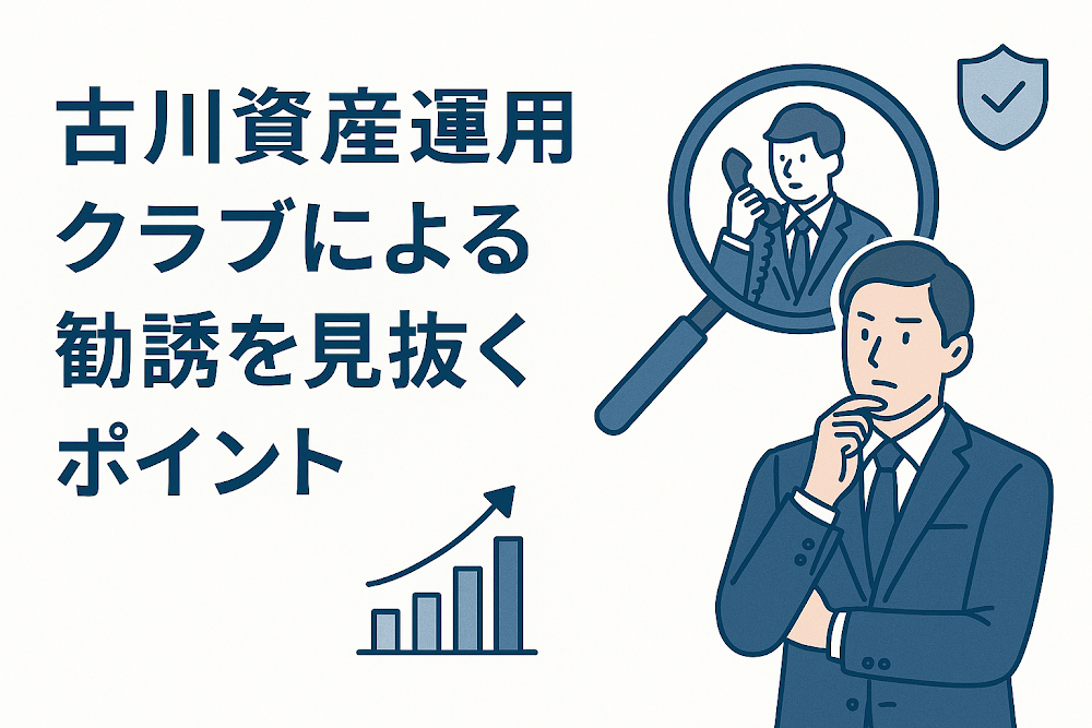 古川資産運用クラブによる勧誘を見抜くポイント