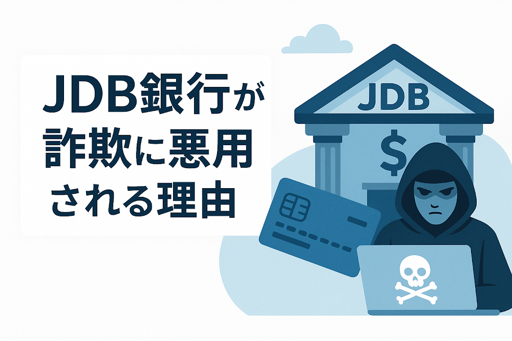 JDB銀行が詐欺に悪用される理由