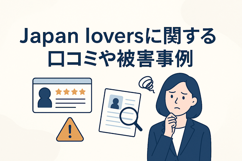 Japan loversに関する口コミや被害事例