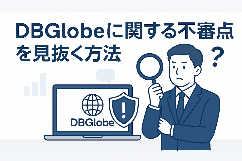 DBGlobeに関する不審点を見抜く方法