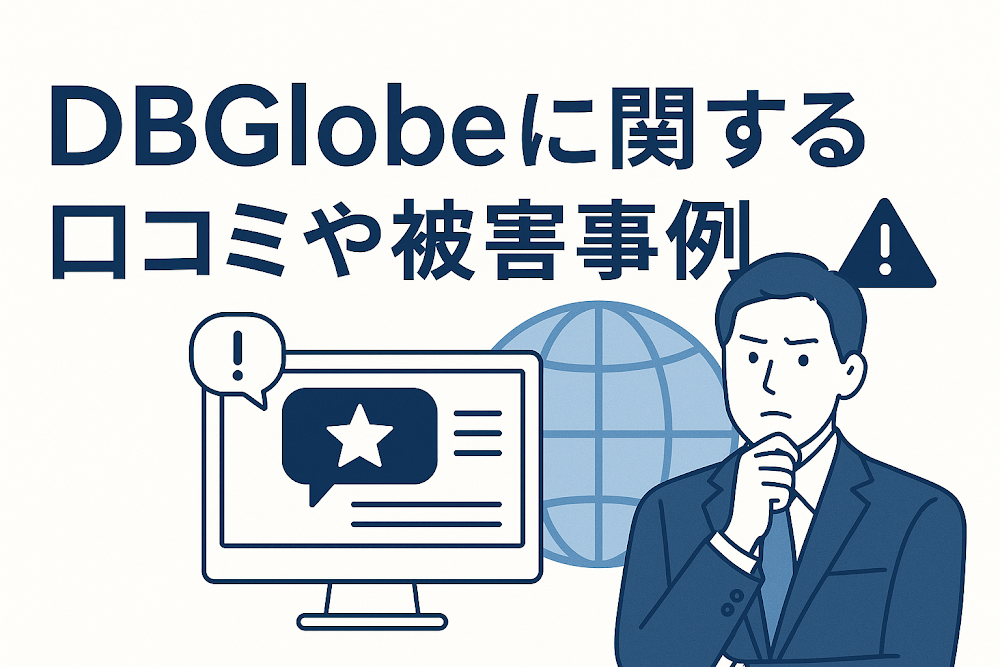 DBGlobeに関する口コミや被害事例