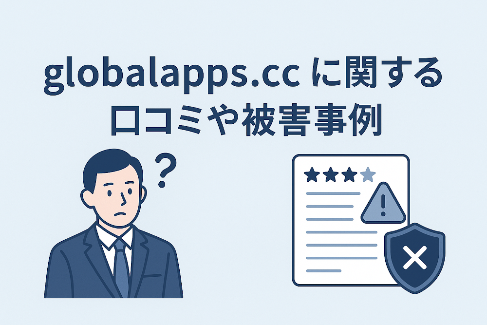 globalapps.ccに関する口コミや被害事例