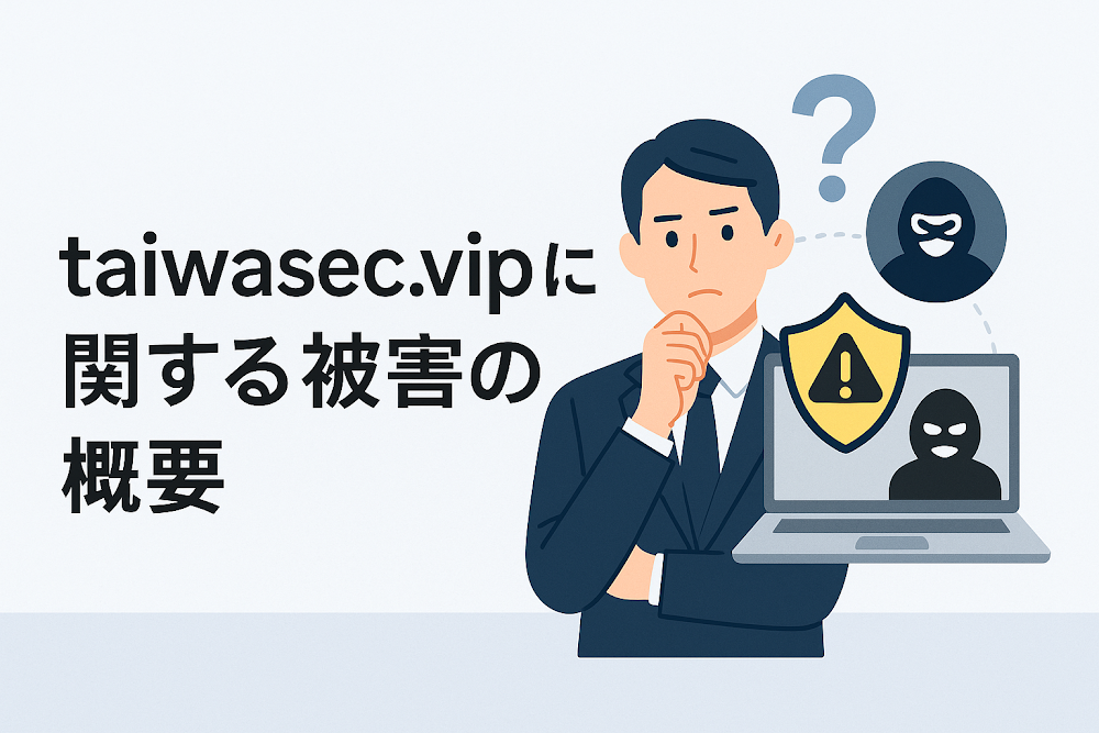 taiwasec.vipに関する被害の概要