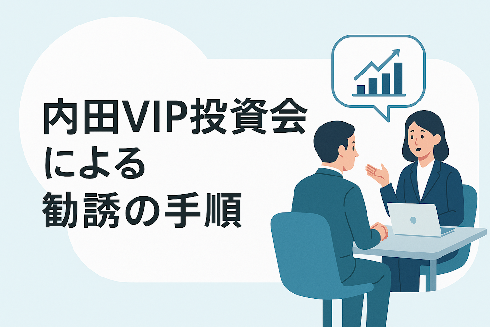 内田VIP投資会による勧誘の手順