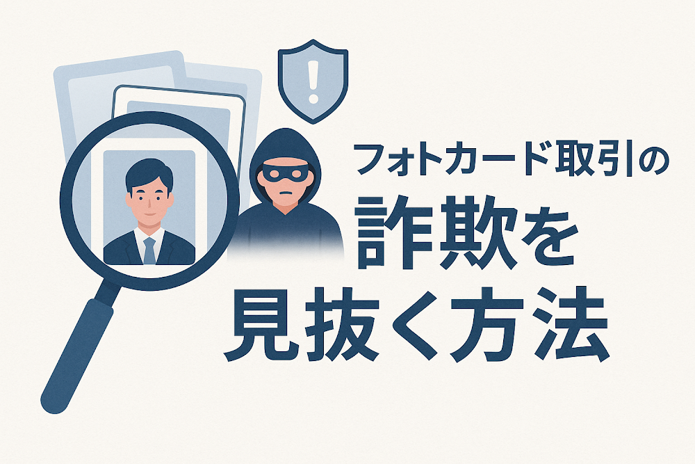 フォトカード取引の詐欺を見抜く方法