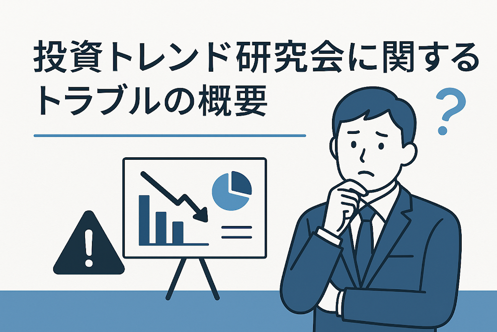 投資トレンド研究会に関するトラブルの概要