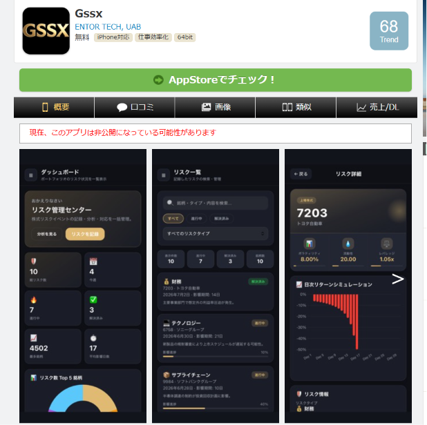 GSSX　APPLION