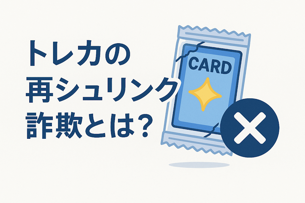 トレカの再シュリンク詐欺とは？