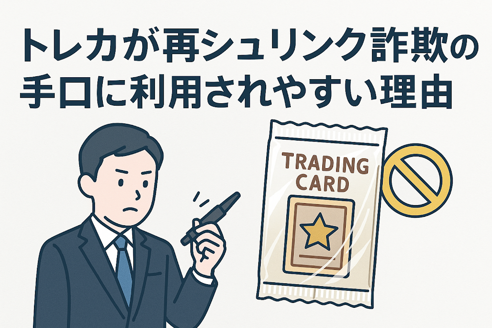 トレカが再シュリンク詐欺の手口に利用されやすい理由