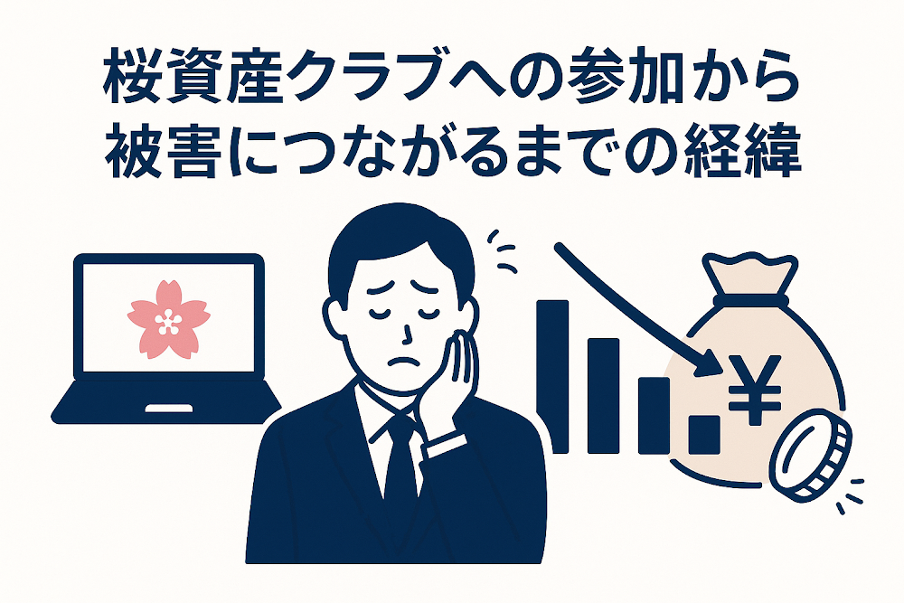 桜資産クラブへの参加から被害につながるまでの経緯