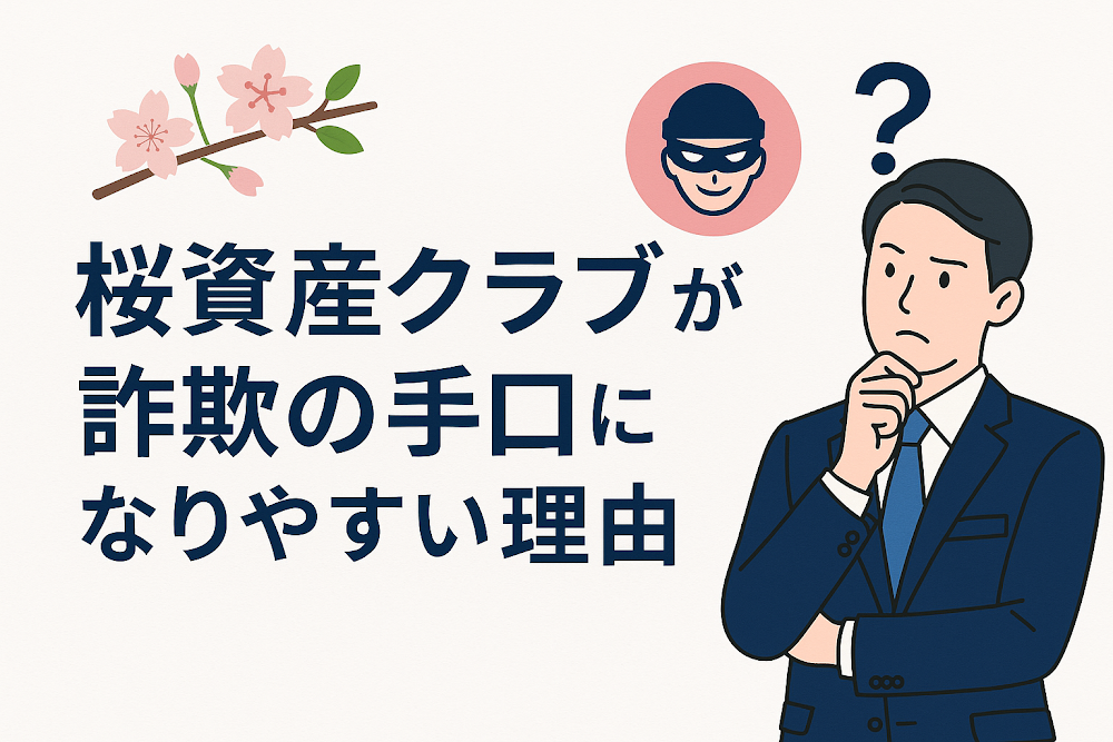 桜資産クラブが詐欺の手口になりやすい理由