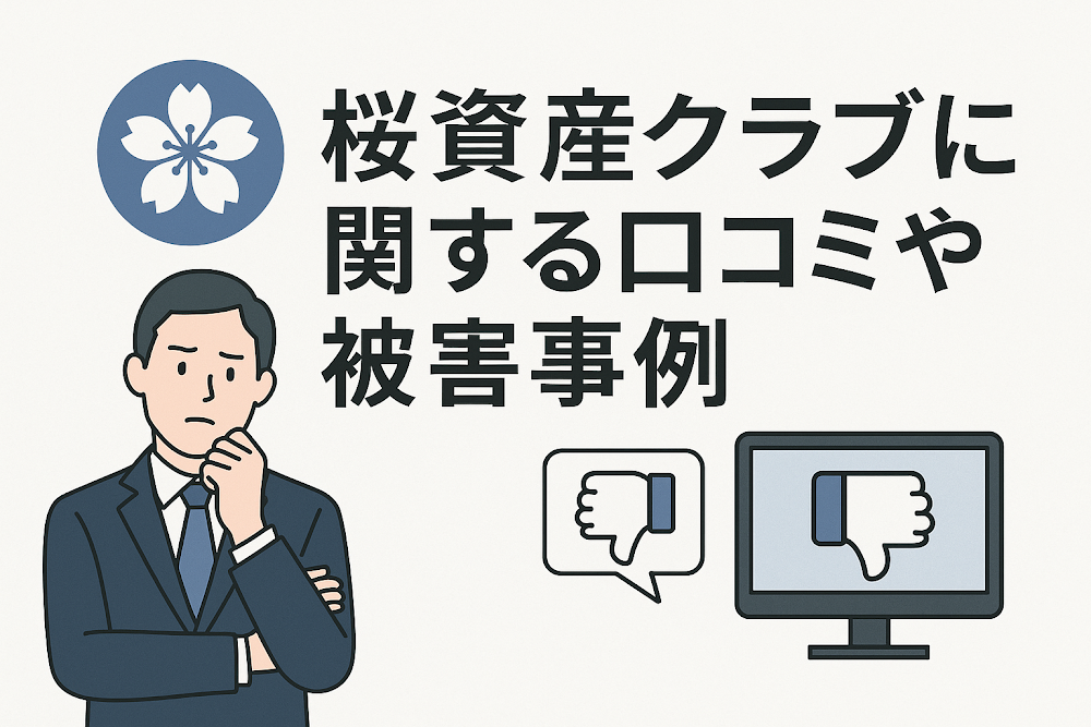 桜資産クラブに関する口コミや被害事例