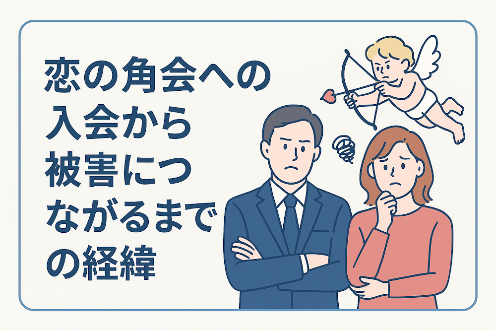 恋の角会への入会から被害につながるまでの経緯