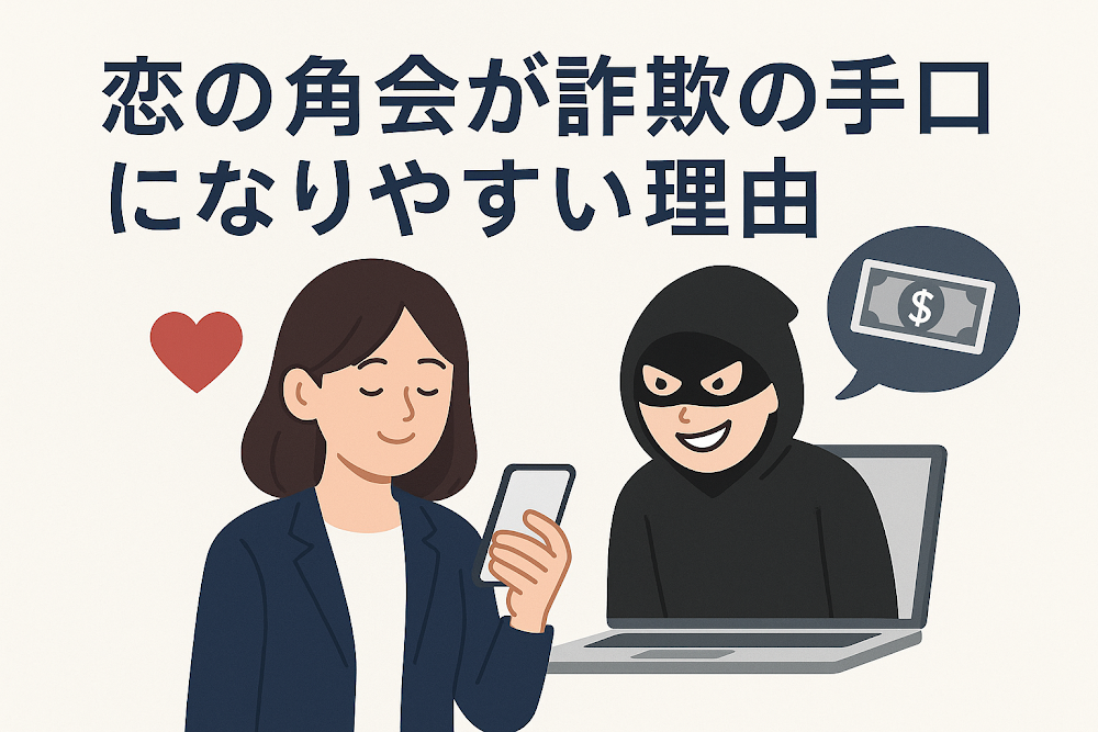 恋の角会が詐欺の手口になりやすい理由