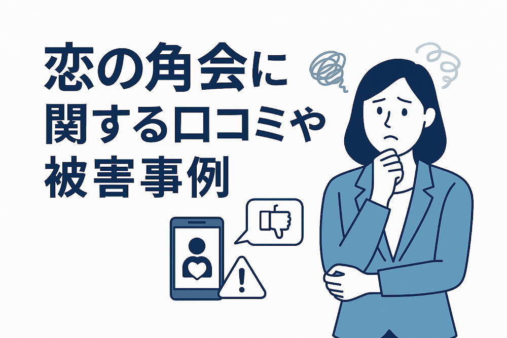 恋の角会に関する口コミや被害事例