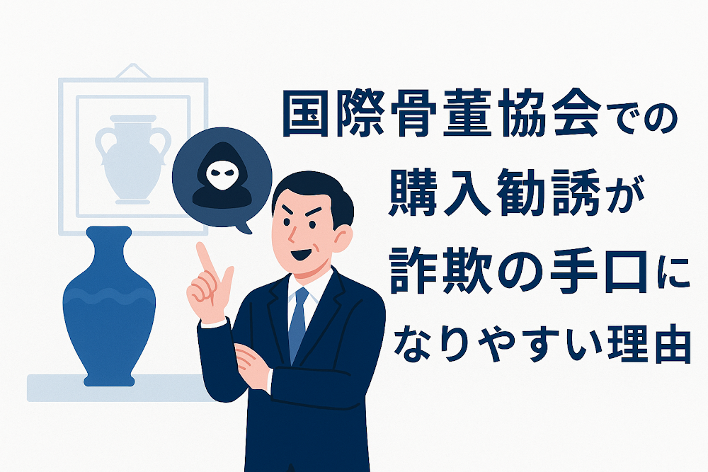 国際骨董協会での購入勧誘が詐欺の手口になりやすい理由