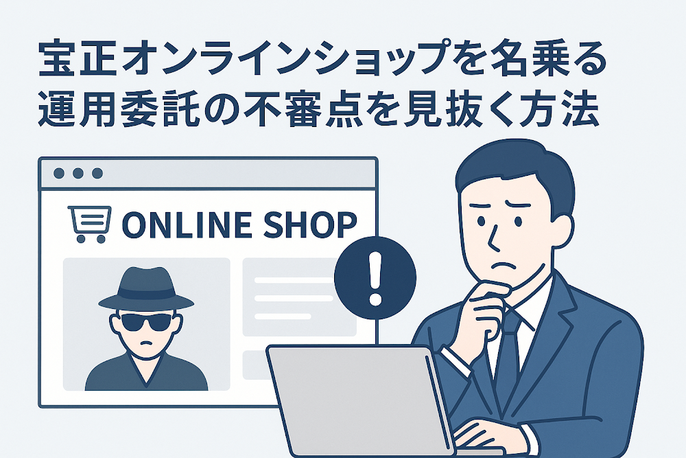 宝正オンラインショップを名乗る運用委託の不審点を見抜く方法