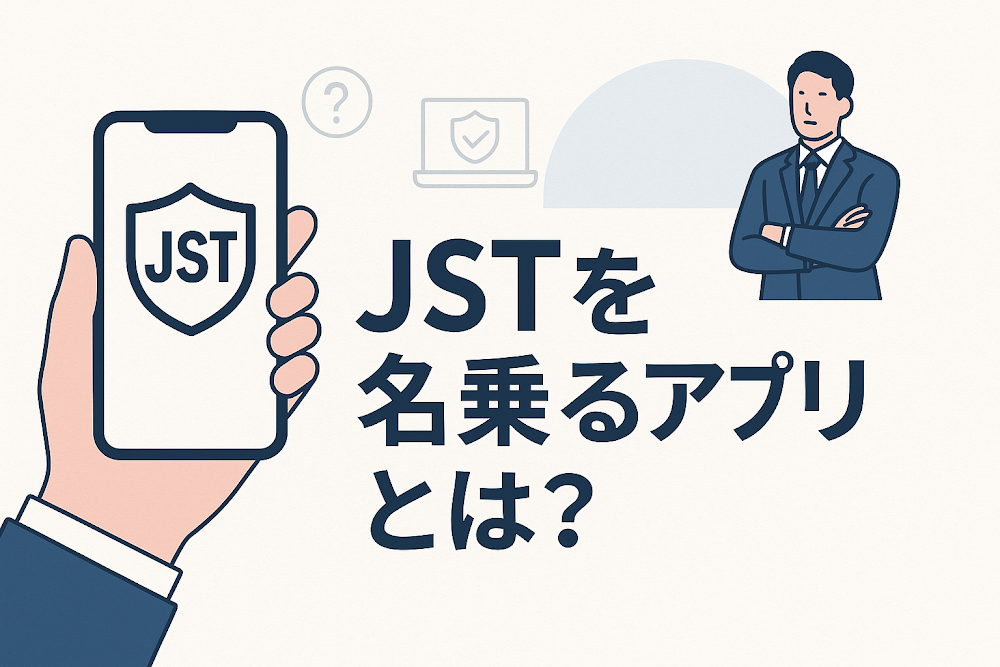 JSTを名乗るアプリとは？