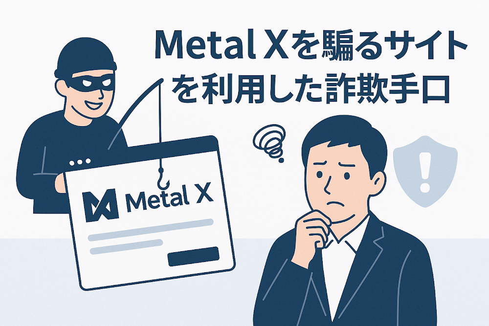 Metal Xを騙るサイトを利用した詐欺手口