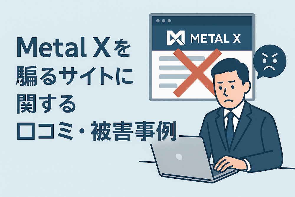 Metal Xを騙るサイトに関する口コミ・被害事例