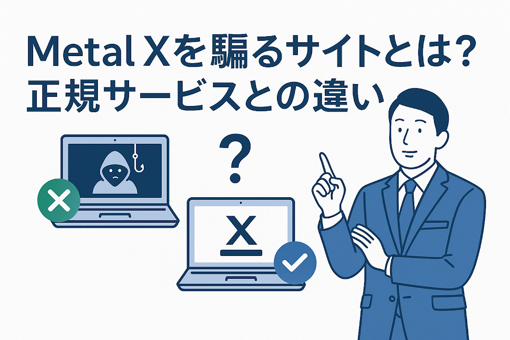 Metal Xを騙るサイトとは?正規サービスとの違い