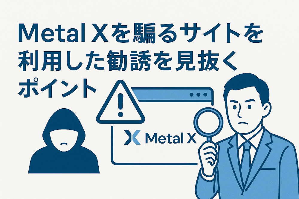 Metal Xを騙るサイトは詐欺？マッチングアプリから送金へ誘導する手口