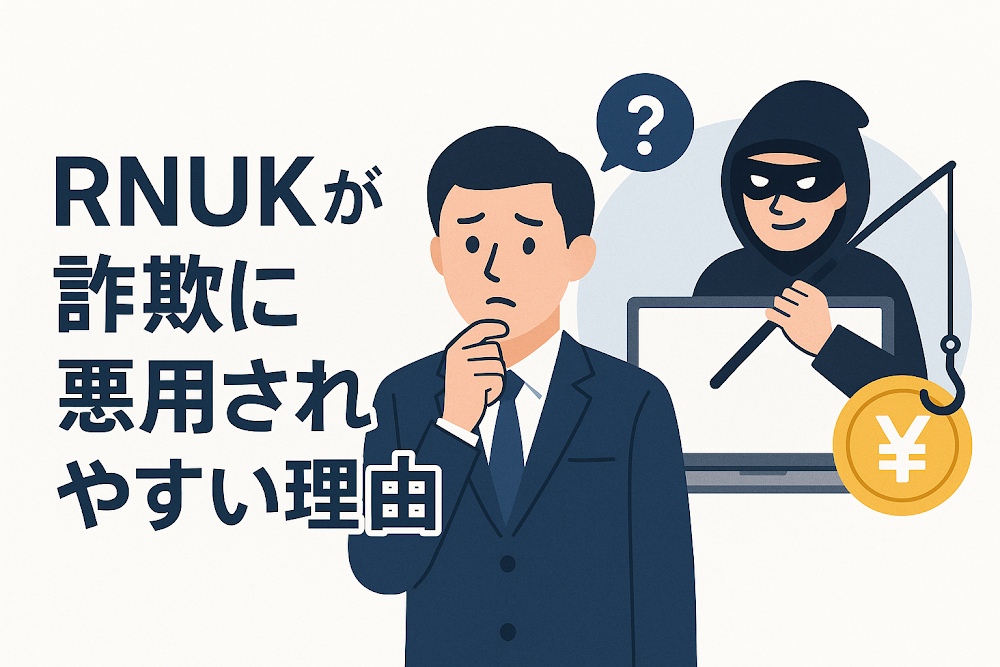 RNUKが詐欺に悪用されやすい理由