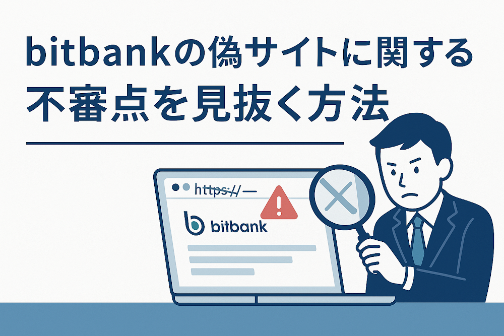 bitbankの偽サイトに関する不審点を見抜く方法