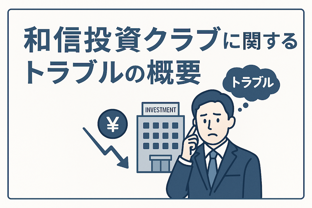 和信投資クラブに関するトラブルの概要