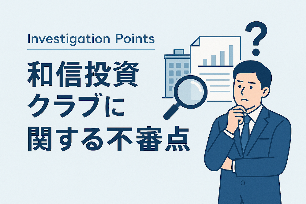 和信投資クラブに関する不審点