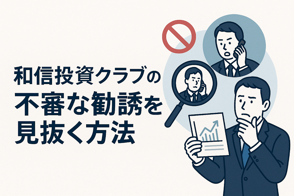 和信投資クラブの不審な勧誘を見抜く方法