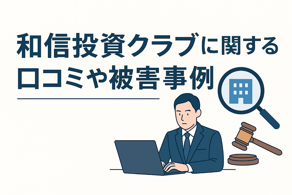 和信投資クラブに関する口コミや被害事例