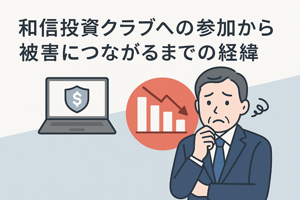和信投資クラブへの参加から被害につながるまでの経緯
