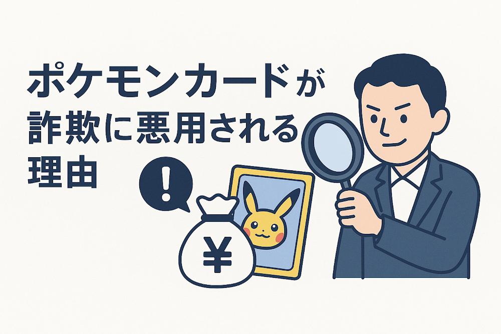 ポケモンカードが詐欺に悪用される理由