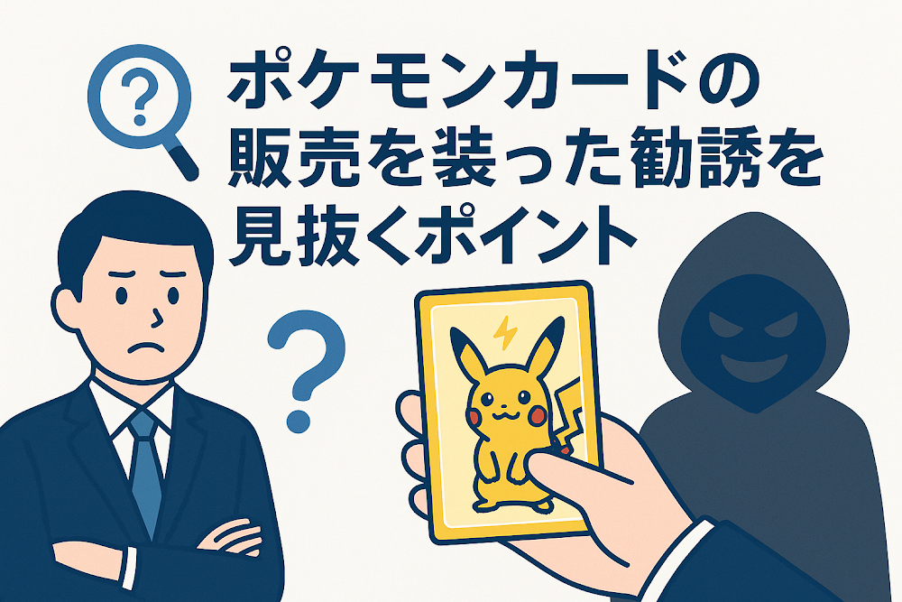 ポケモンカードの販売を装った勧誘を見抜くポイント