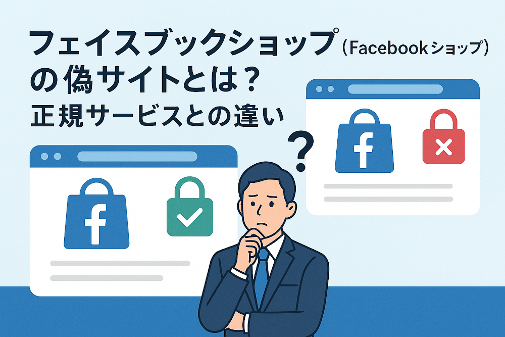 フェイスブックショップ(Facebookショップ)の偽サイトとは?正規サービスとの違い