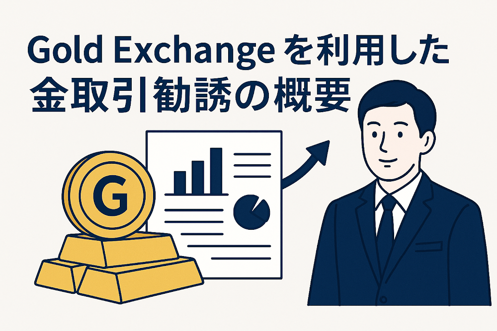 Gold Exchangeを利用した金取引勧誘の概要